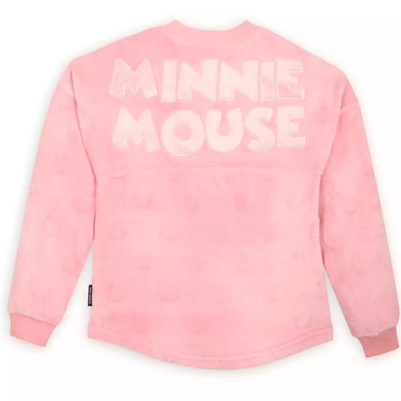 Minnie Mouse Disney Fleece Spirit Jersey Kids Piglet Pink NWT Size 4 & 5/6 Top - Picture 2 of 4